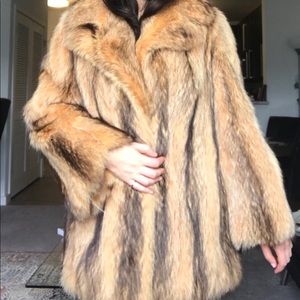 Raccoon fur - size small